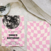 Retro Disco Ball Verjaardag Kaart