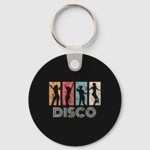 Retro Disco Dance 70s 80s Party Dance Dancer Sleutelhanger