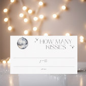 Retro Disco Feest Hoeveel kussen Informatiekaartje