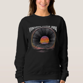 Retro disco muziek vintage vinyl sinds 2000 trui