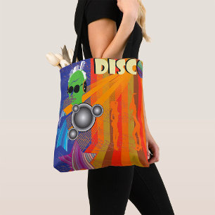 Retro Disco Party 70s Funk Art Draagtas