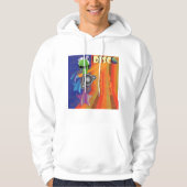 Retro Disco Party 70s Funk Art Hoodie (Voorkant)