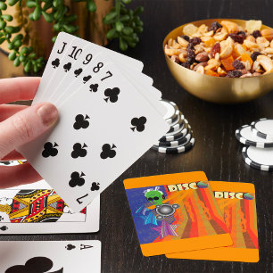 Retro Disco Party 70s Funk Art Pokerkaarten