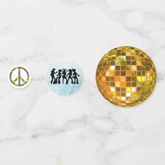 Retro Disco Party Confetti (Derrière)