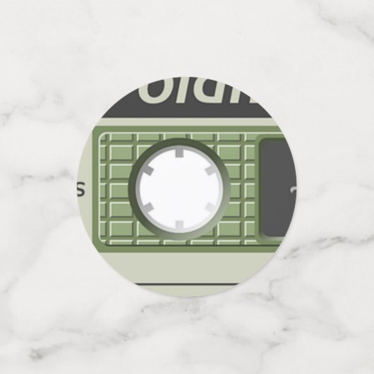 Retro Disco Party Confetti (Petit recto)