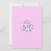 Retro Disco Roller Schaats Twee Groovy 2e Verjaard Kaart (Achterkant)