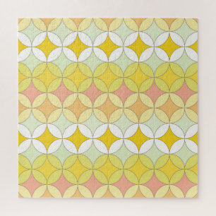 Retro Disco Style Naadloos patroon Legpuzzel