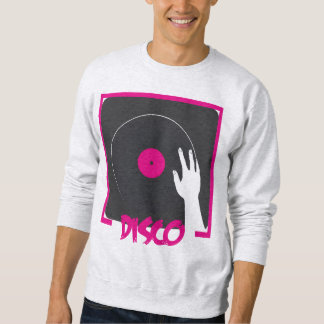 Retro Disco Vinylplaat Ontwerp Trui