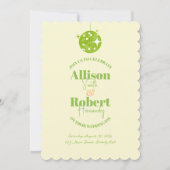 Retro Disco Wedding Invitation (Devant)