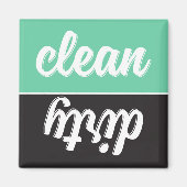 Retro Dishwaser Magnet Magneet (Voorkant)