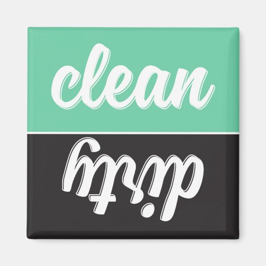 Retro Dishwaser Magnet Magneet (Voorkant)