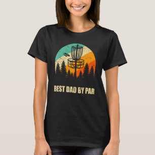Retro Disk Golf Best Dad Sunset  Frisbee G T-shirt
