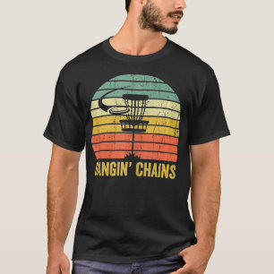 Retro Disk Golf Funny Frisbee Golf Disc Sp T-shirt