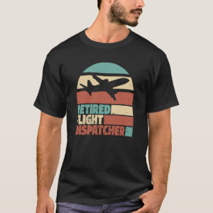 Retro Dispatcher Gepensioneerde politie vlucht Di T-shirt