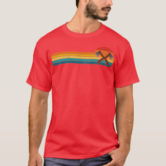 Retro Distsed Ax Throwing T-shirt