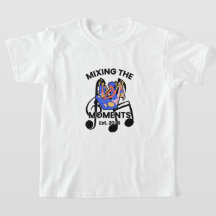 Retro DJ Muziekmix T-shirt