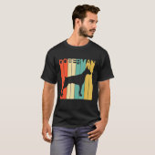 Retro  Doberman - Doberman Eigenaar Birthday T-shirt (Voorkant volledig)