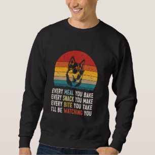 Retro Dog Funny Husky Hondeneigenaar Lover Dog Trui