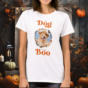 Retro Dog is mijn Boo gepersonaliseerde Schattigee T-shirt