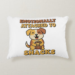 Retro Dog Snack Lover Rectangular Pillow Accent Kussen
