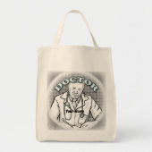 Retro dokter tote bag (Voorkant)