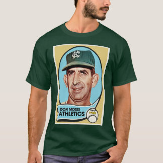 Retro Don Mossi Honkbal D T-shirt