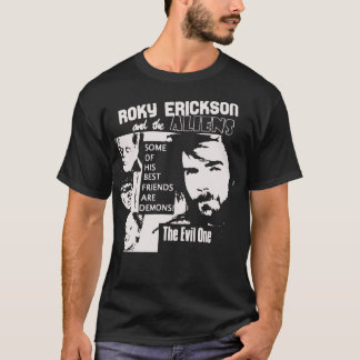Retro  Donkerrood Roky Erickson Lange mouw M T-shirt