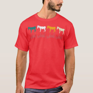 Retro Donkey Lover Farmer Boerderij Animal Donkey T-shirt