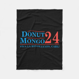Retro Donut Mongo 2024 Funny Meme Fleece Deken
