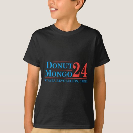 Retro Donut Mongo 2024 Funny Meme T-shirt (Voorkant)