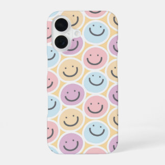 Retro Doodle Lach Emoji iPhone 16 Hoesje