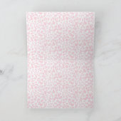 Retro "Dorm Sweet Dorm" Cheetah Aangepaste naam Bedankkaart (Binnen)