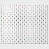 Retro Dot Pattern Wrapping Paper Cadeaupapier (Vlak)