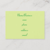 Retro dot Visitekaartje (Achterkant)