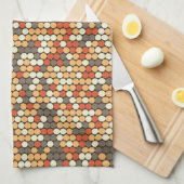 Retro dots theedoek (Quarter Fold)