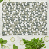 Retro dots theedoek (Gevouwen)