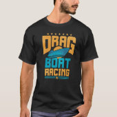 Retro Drag Boat Racing T-shirt (Voorkant)