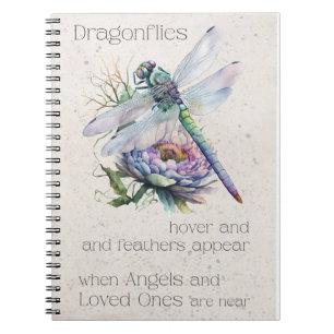 Retro Dragonfly Rememberance Journal Notitieboek