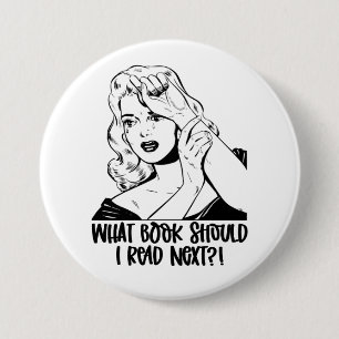 Retro Drama Lezer Meme Geliefhebber Ronde Button 7,6 Cm