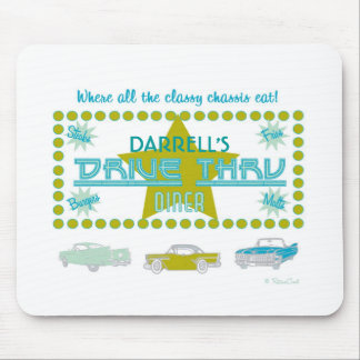 Retro Drive-Thru Diner (grn) Muismat