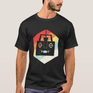 Retro Drone  afstandsbediening T-shirt
