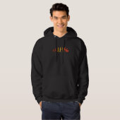 Retro Drummer Evolution Drummer Hoodie (Voorkant volledig)