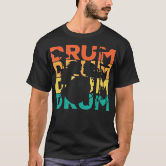 Retro Drumming Gift voor drummers T-shirt