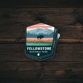 Rétro du parc national de Yellowstone | Sticker Di