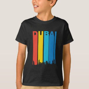 Retro Dubai Skyline T-shirt
