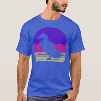 Retro Duck Duck Silhouette Farmer Animal L T-shirt