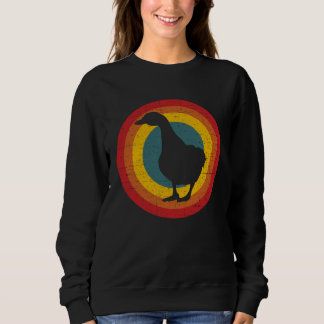 Retro Duck Farmer  Vintage Duck Farm Animal Trui
