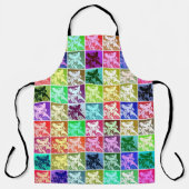 Retro Duitse Herder Hond Pop Kunst All-Over-Print Schort (Voorkant)