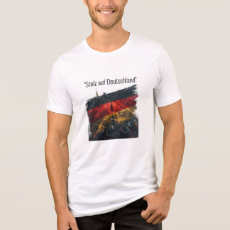 Retro Duitsland Skyline Tri-Blend Shirt