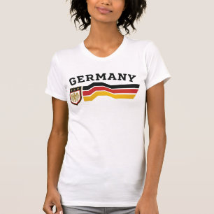Retro Duitsland WK 1990 Slim Fit T-shirt